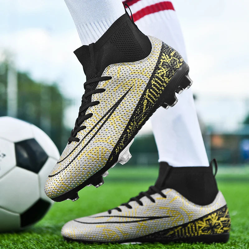 Chuteira Masculina para Futebol Society – Cano Médio, Ultralight, Antiderrapante e Confortável