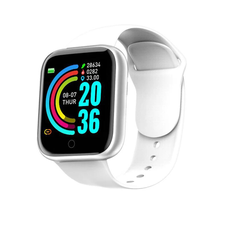 Smartwatch Multifuncional Y68 D20 – Para Homens, Mulheres e Atletas ⌚️🎧