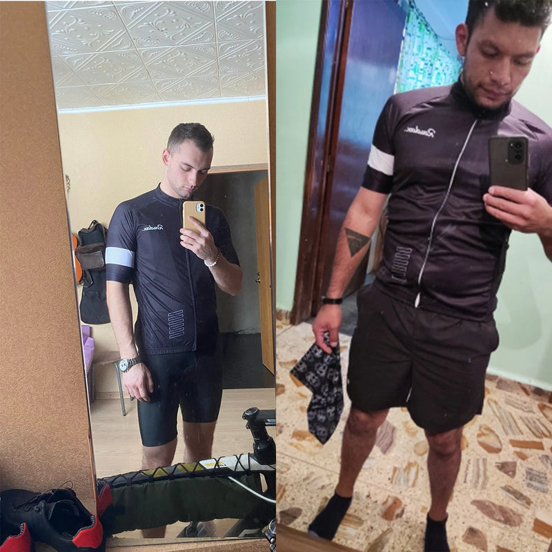 Camisa Ciclismo Masculina Raudax Classic – Estilo Race, Respirável e Pronta para a Velocidade!