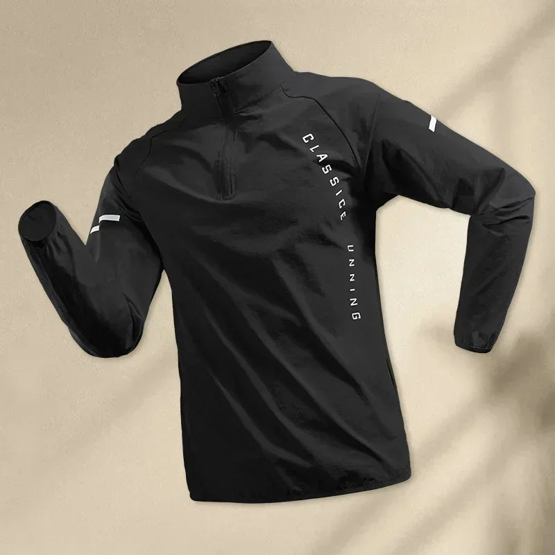Jaqueta Esportiva Masculina Kizarco – Com Capuz, Zíper Frontal e Tecido Respirável | Ideal para Corrida, Academia e Uso Casual