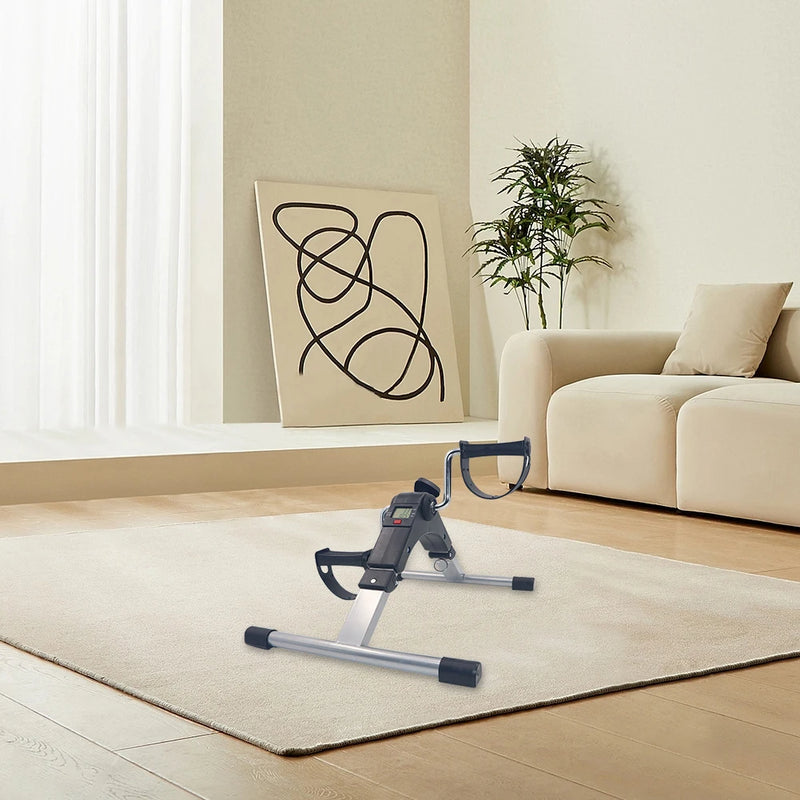 Mini Bicicleta Ergométrica Dobrável com Display LCD – Ideal para Reabilitação e Exercícios em Casa