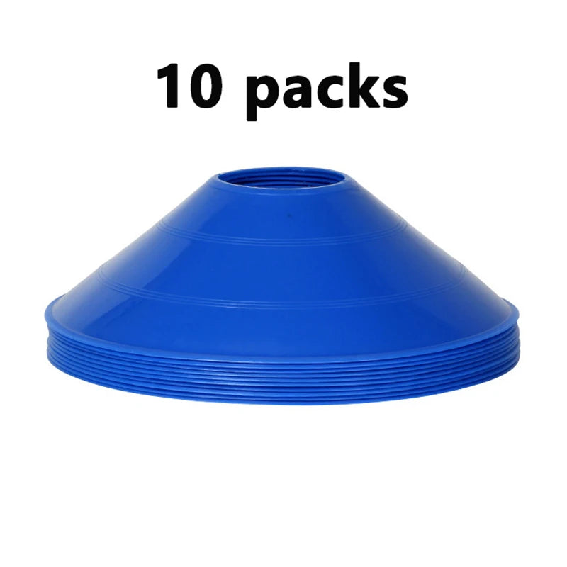 Kit com 10 Cones de Treinamento – Futebol e Agilidade