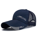 Boné de Sol Masculino e Feminino – Caps de Baseball com Aba Estendida, Estilo Simples, Tela de Algodão, Proteção Solar