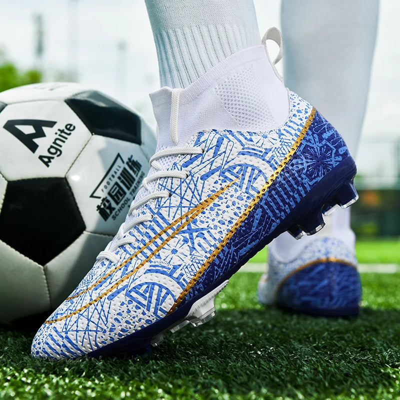 Chuteira Masculina para Futebol Society – Cano Médio, Ultralight, Antiderrapante e Confortável