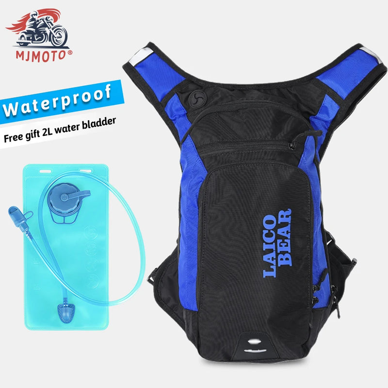 Mochila de Hidratação LAICO BEAR para Moto e Ciclismo – Impermeável, Leve e Ideal para Corrida, Trilhas e Esportes Outdoor