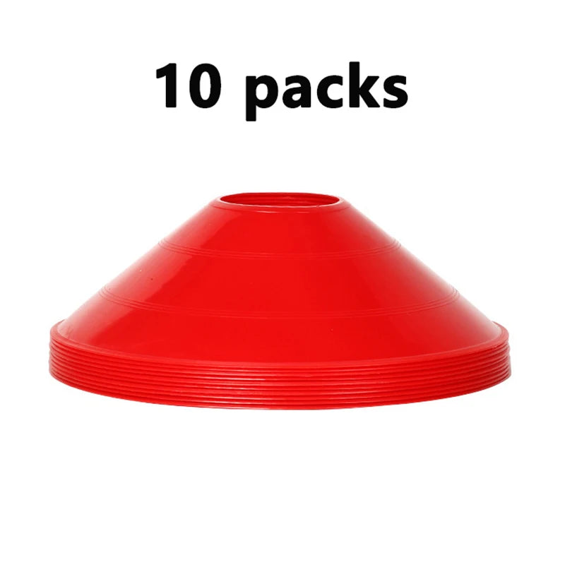 Kit com 10 Cones de Treinamento – Futebol e Agilidade