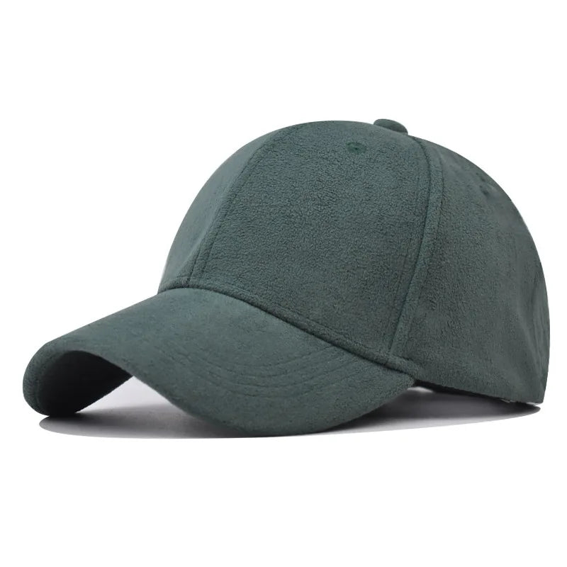 Boné Casual Unissex – Estilo Baseball em Camurça