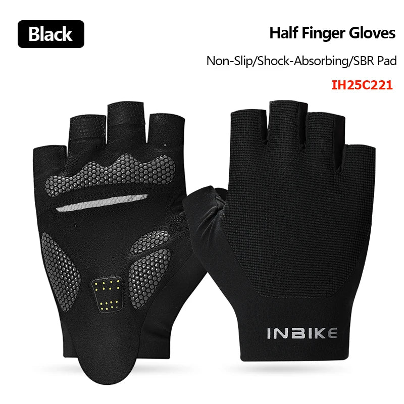 Luvas de Ciclismo INBIKE – Conforto, Ventilação e Proteção para Seus Pedais