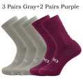 Kit 5 Pares de Meias Masculinas para Ciclismo e Esportes