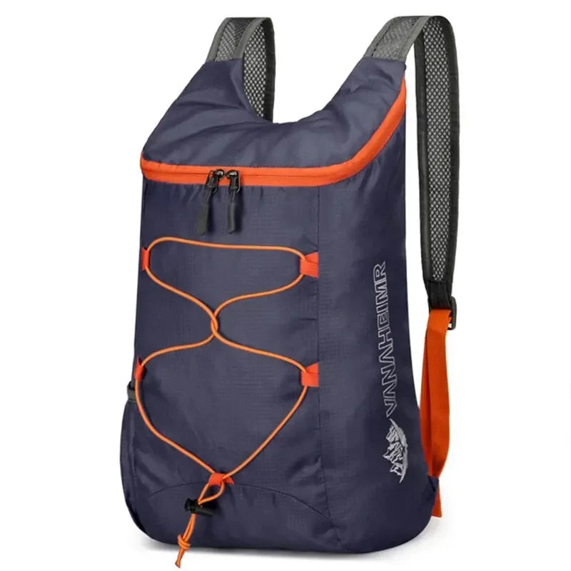 Mochila Dobrável Multifuncional para Atividades ao Ar Livre – Leve, Resistente e Impermeável