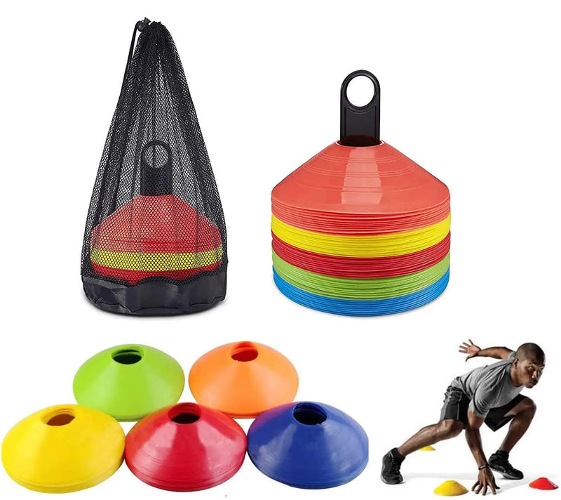 Kit de Cones para Treinamento de Futebol – Agilidade e Coordenação