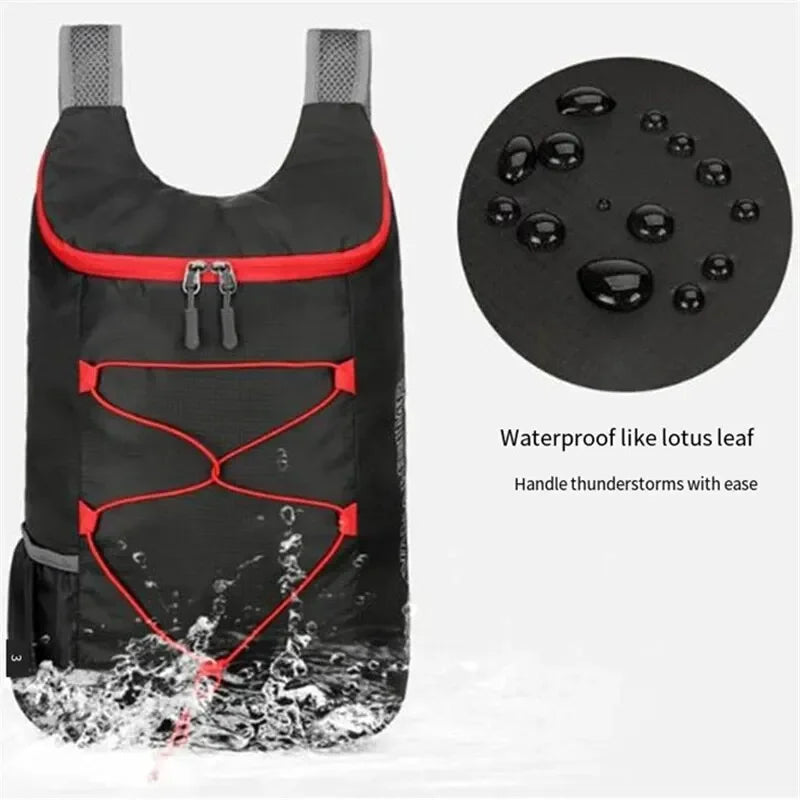 Mochila Dobrável Multifuncional para Atividades ao Ar Livre – Leve, Resistente e Impermeável