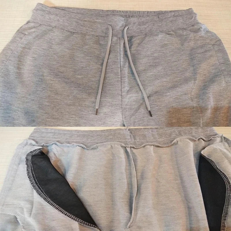Calças de Corrida Masculinas com Estampa Smiley Face Anime