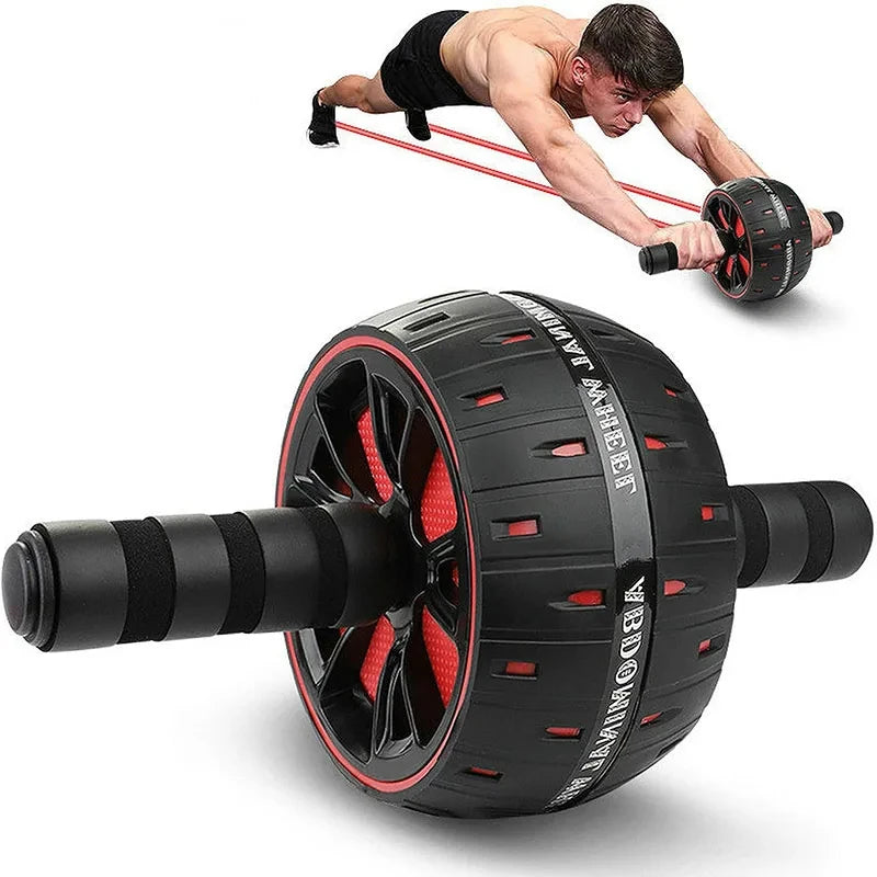 Ab Roller Wheel Profissional com Joelho Extra – Treine Abdômen com Potência, Estabilidade e Segurança