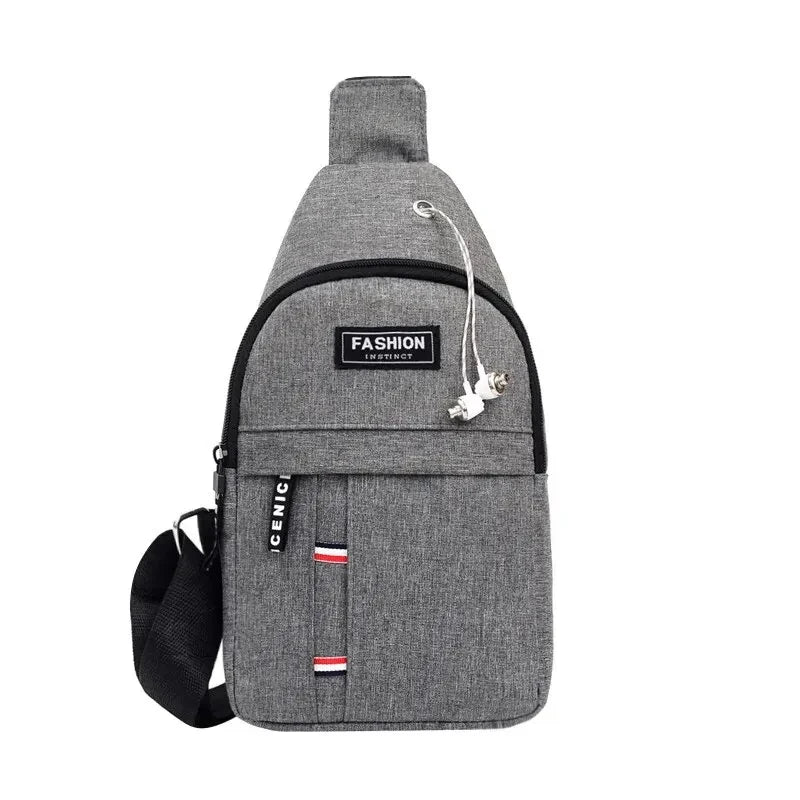 Bolsa de Cintura Masculina à Prova D'Água – Grande Capacidade com Alça Ajustável
