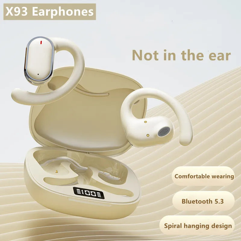 Fone de Ouvido Original X93 OWS Bluetooth – Estilo, Qualidade e Liberdade!