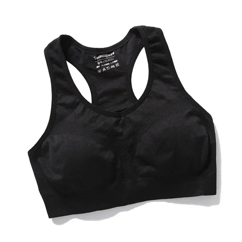Top Fitness Feminino – Push-Up, Sem Costura, Respirável | Ideal para Corrida, Academia e Yoga