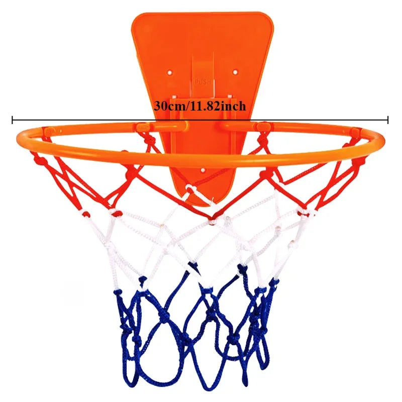 Mini Tabela de Basquete Infantil Dobrável – Uso Interno e Silencioso (Montagem na Parede)