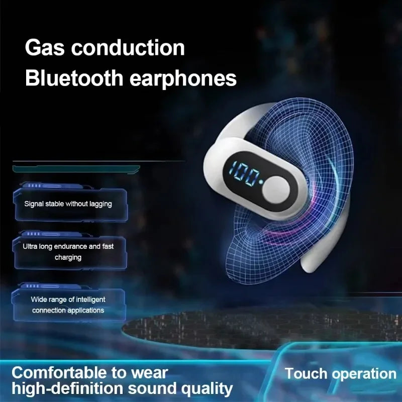Fone TWS Bluetooth 5.3 com gancho, 'WiFi, para Huawei/Xiaomi.