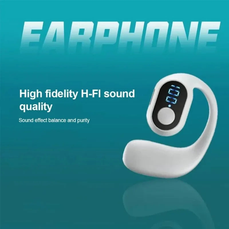 Fone TWS Bluetooth 5.3 com gancho, 'WiFi, para Huawei/Xiaomi.