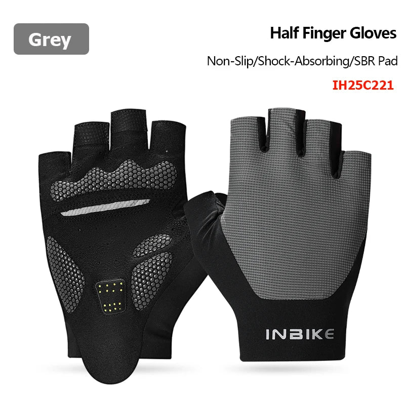 Luvas de Ciclismo INBIKE – Conforto, Ventilação e Proteção para Seus Pedais