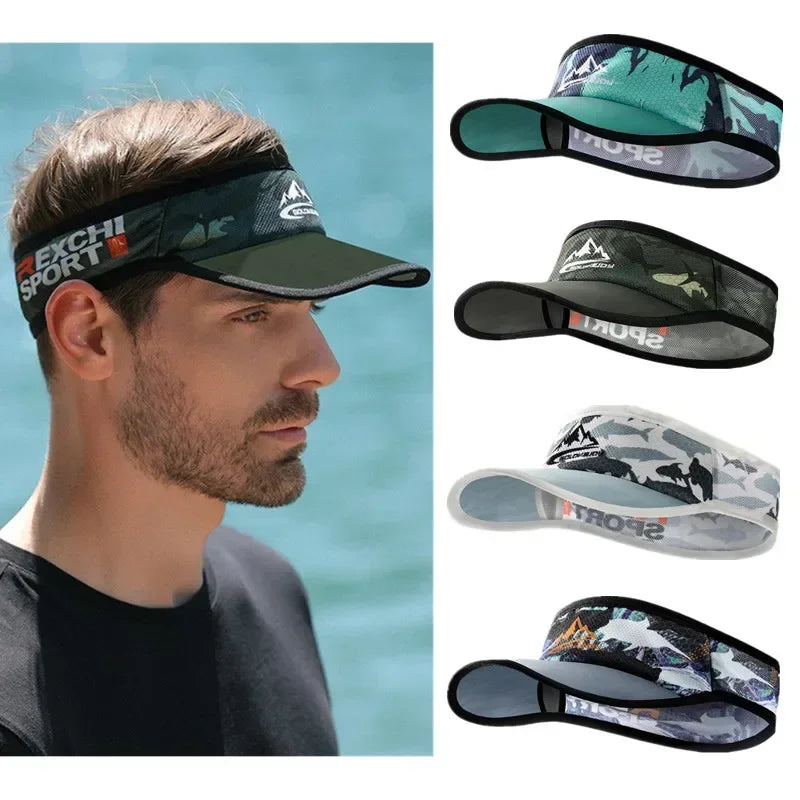 Chapéu Esportivo de Proteção Solar Unissex com Visor – Conforto e Estilo para Seus Esportes ao Ar Livre!