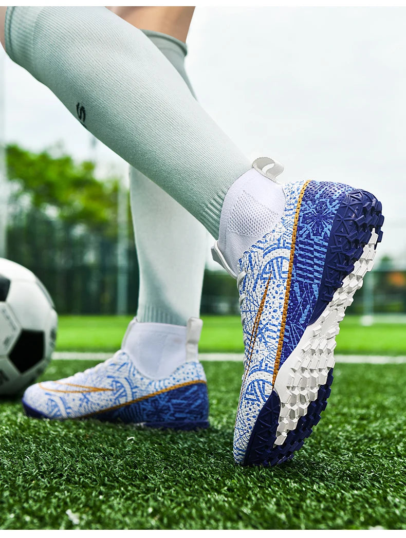 Chuteira Masculina para Futebol Society – Cano Médio, Ultralight, Antiderrapante e Confortável