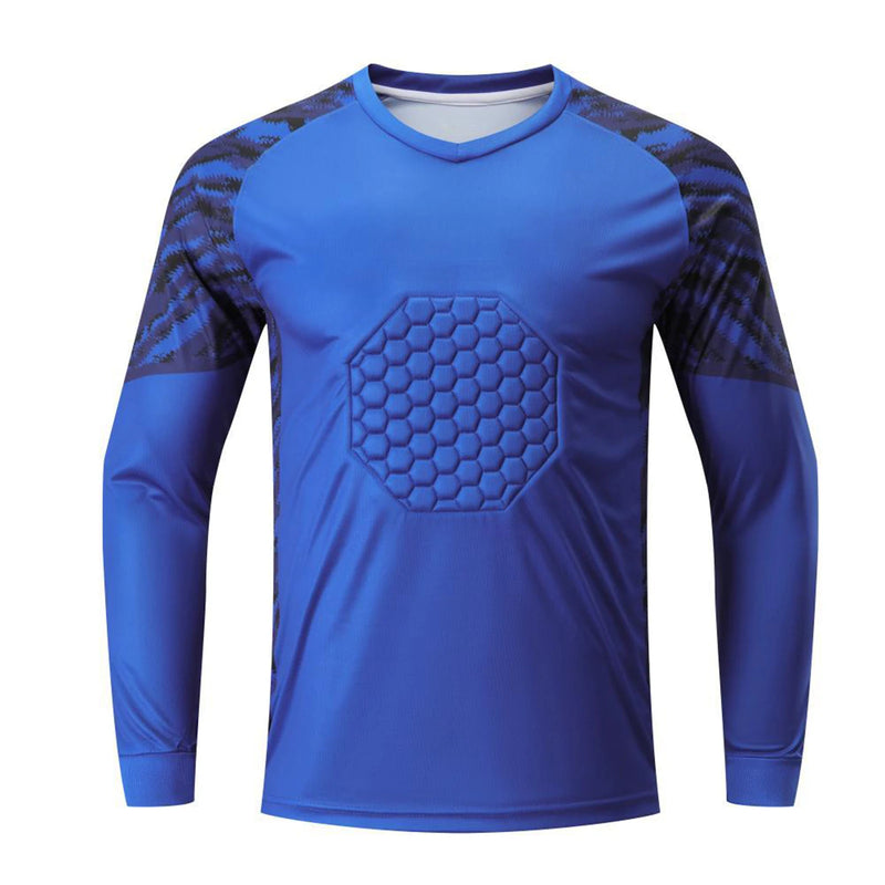 Camisa de Goleiro Masculina – Manga Longa com Proteções