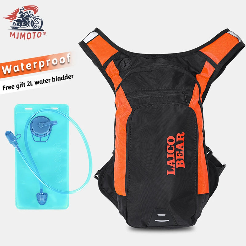 Mochila de Hidratação LAICO BEAR para Moto e Ciclismo – Impermeável, Leve e Ideal para Corrida, Trilhas e Esportes Outdoor