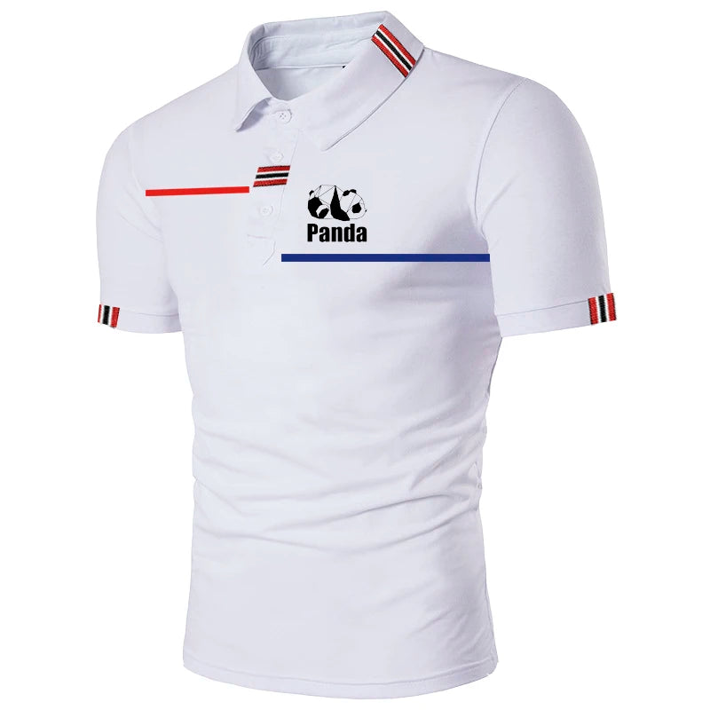 Camiseta Polo Masculina de Alta Qualidade – Camisa Casual de Manga Curta, Estilo Esportivo, T-Shirt com Gola, Solta e Fashion para o Verão
