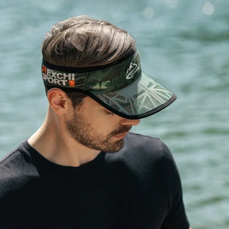 Chapéu Esportivo de Proteção Solar Unissex com Visor – Conforto e Estilo para Seus Esportes ao Ar Livre!