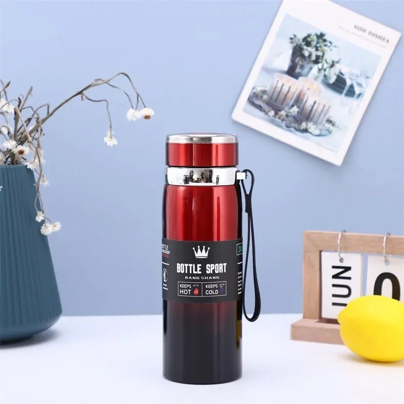 Garrafa Térmica 1000ml Inox – Isolamento a Vácuo para Café, Chá ou Água