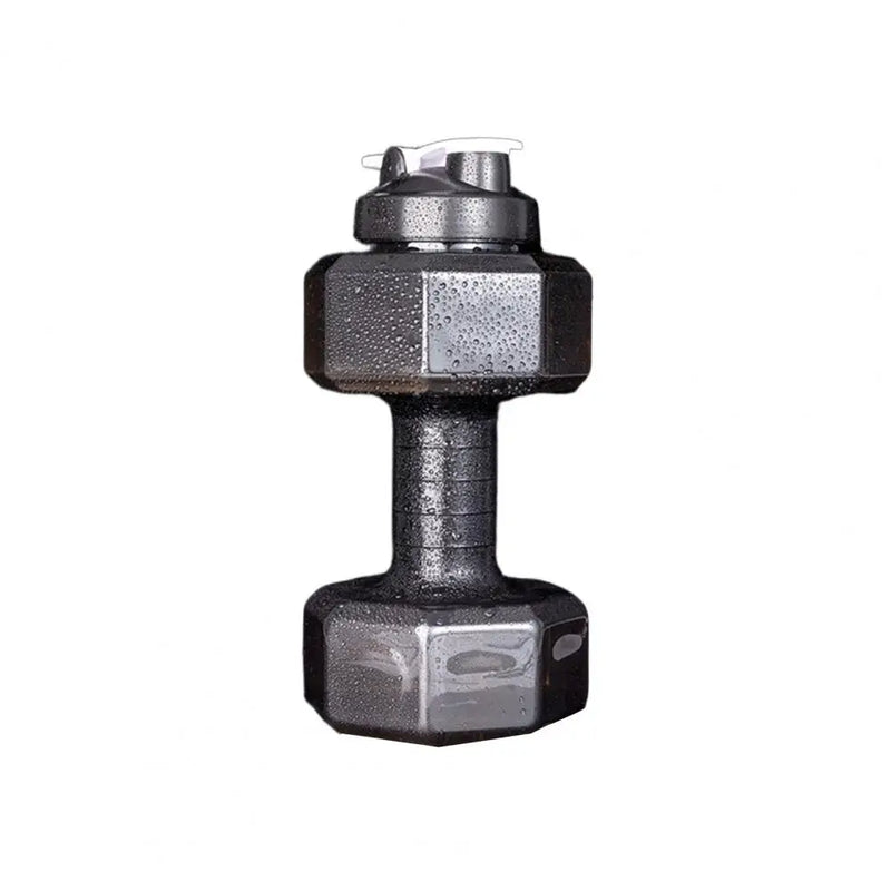 Garrafa Dumbbell Multifuncional – Hidratação e Treino em um Só Produto