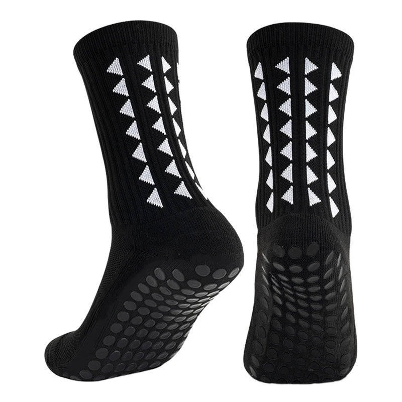 Kit com 6 Pares de Meias Esportivas Antiderrapantes – Unissex
