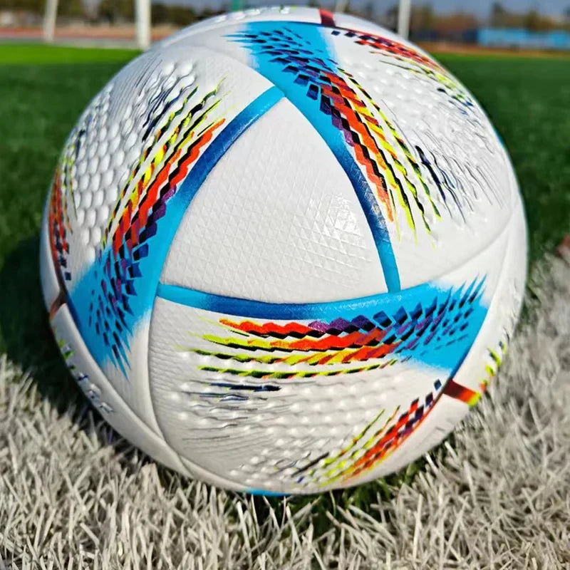 Bola de Futebol Profissional Sem Costura – Tamanho 5 | PU de Alta Qualidade | Adulto | Jogo & Treino Outdoor