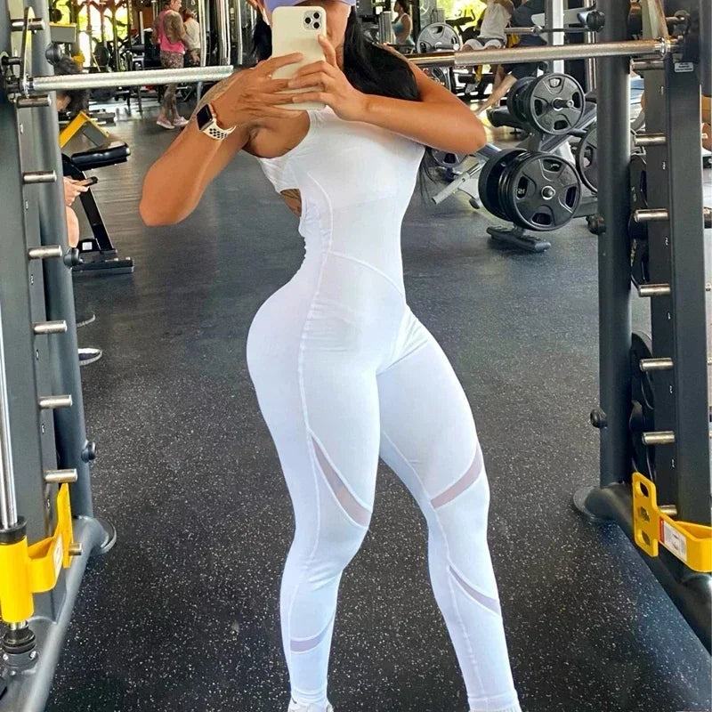 Macacão Esportivo Feminino Push Up – Look Único, Modelador e Confortável para Treinos com Estilo