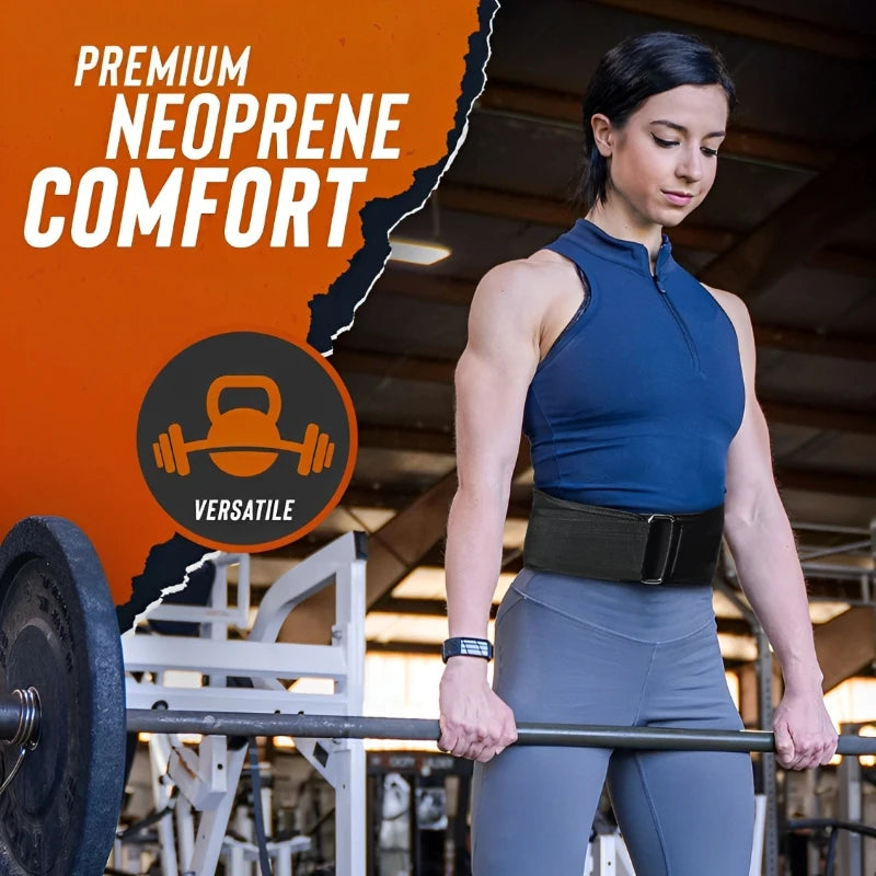 Cinto de Musculação com Fivela de Metal – Máxima Performance no Treino!