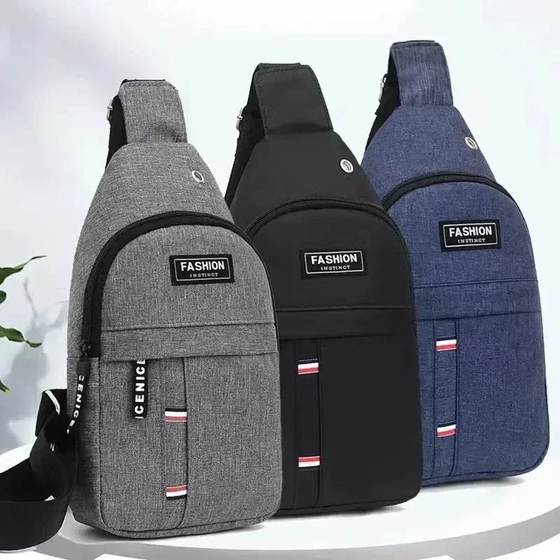 Bolsa de Cintura Masculina à Prova D'Água – Grande Capacidade com Alça Ajustável