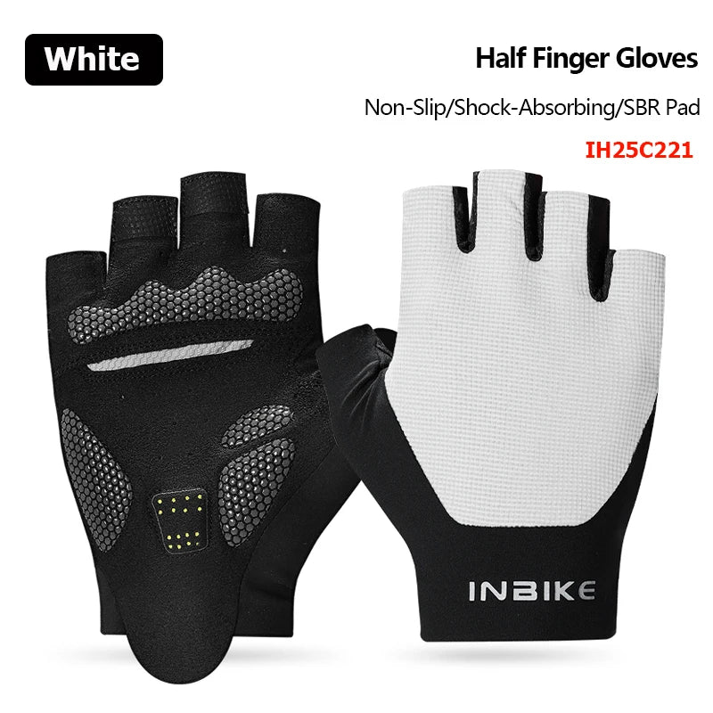 Luvas de Ciclismo INBIKE – Conforto, Ventilação e Proteção para Seus Pedais