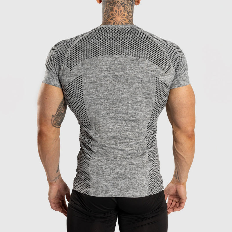 T-shirt Masculina Esportiva – Compressão, Musculação, Secagem Rápida