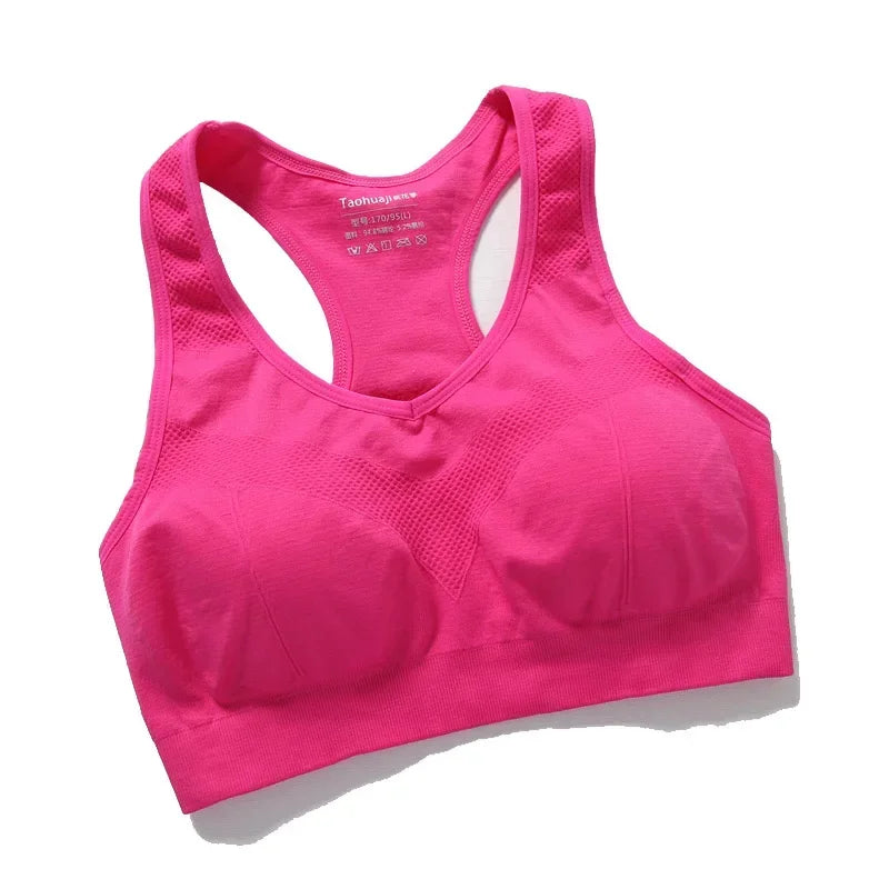 Top Fitness Feminino – Push-Up, Sem Costura, Respirável | Ideal para Corrida, Academia e Yoga