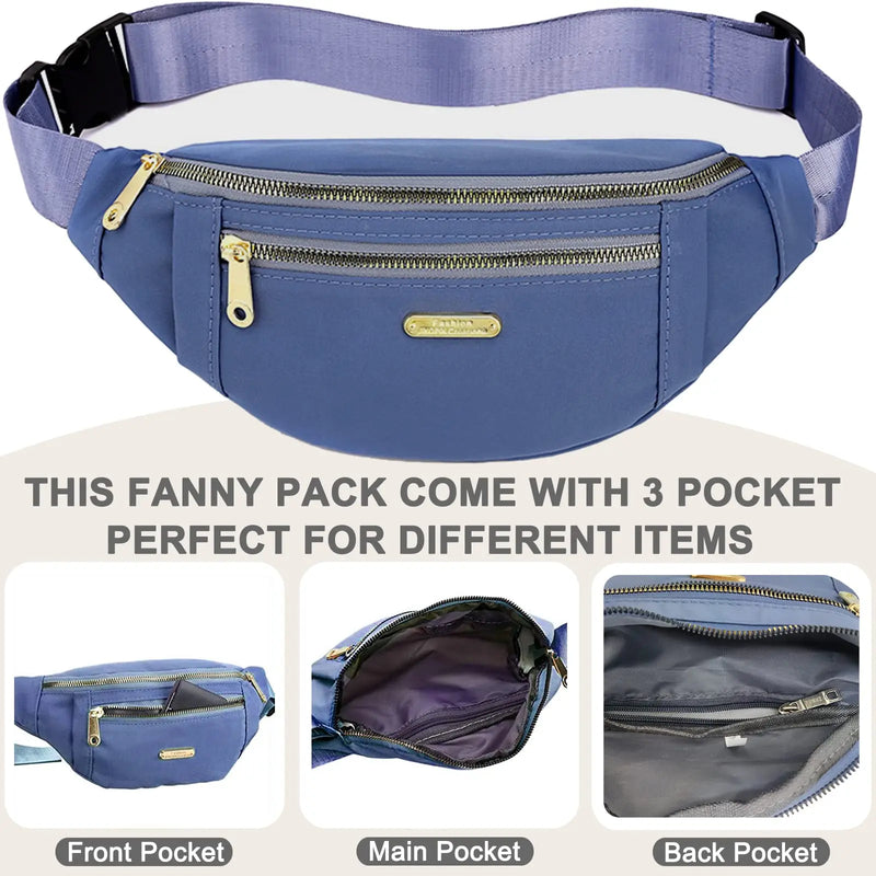 Bolsas de Cintura Unissex – Fashion Fanny Pack para Mulheres e Homens