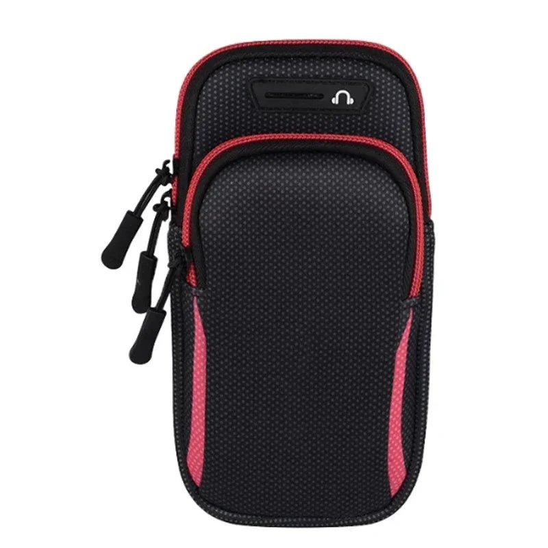 Suporte de braço esportivo universal para celular – Ideal para corrida, compatível com celulares de até 7,5"