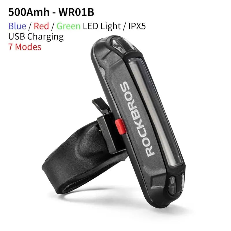 Farol Traseiro para Bicicleta ROCKBROS – Segurança e Visibilidade para seus Pedais Noturnos