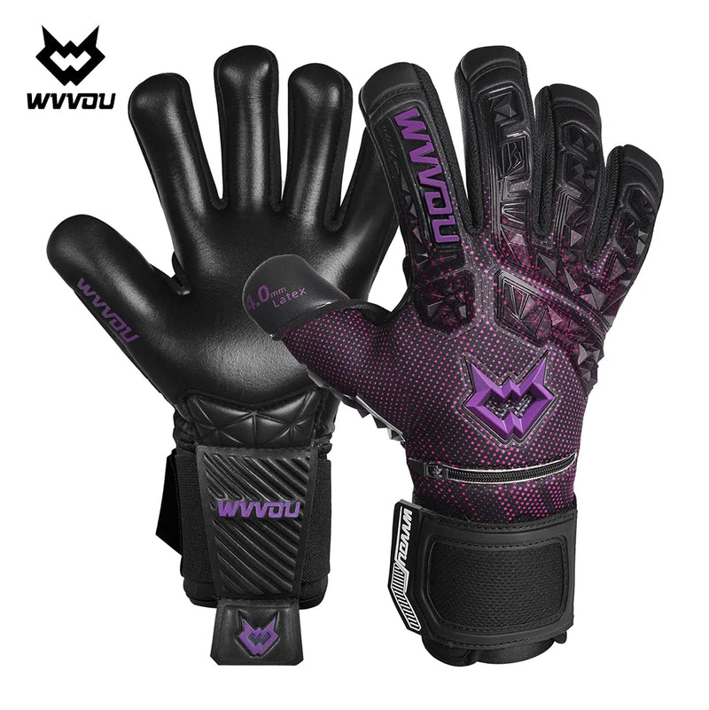 Luvas de Goleiro WVVOU – Alta Performance com Proteção Removível nos Dedos!