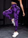 Legging Feminina Tie Dye – Fitness, Yoga, Cintura Alta e Efeito Levanta Bumbum