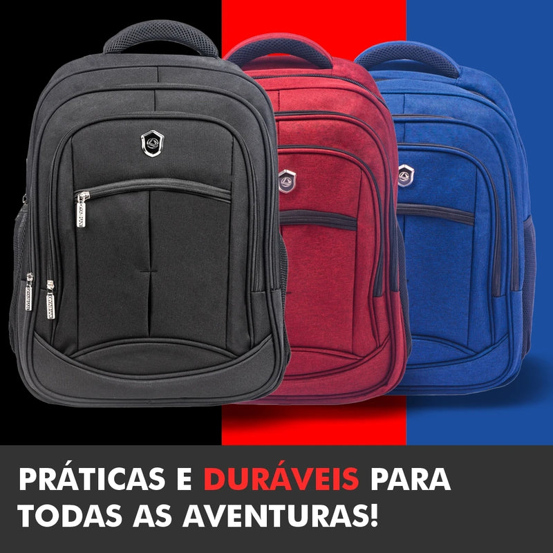 Mochila Grande Escolar Feminina – Executiva e Impermeável