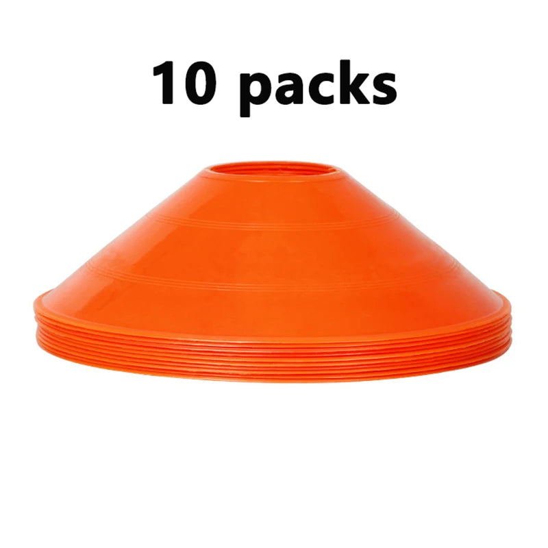 Kit com 10 Cones de Treinamento – Futebol e Agilidade