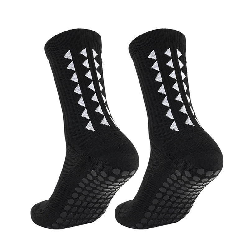Kit com 6 Pares de Meias Esportivas Antiderrapantes – Unissex