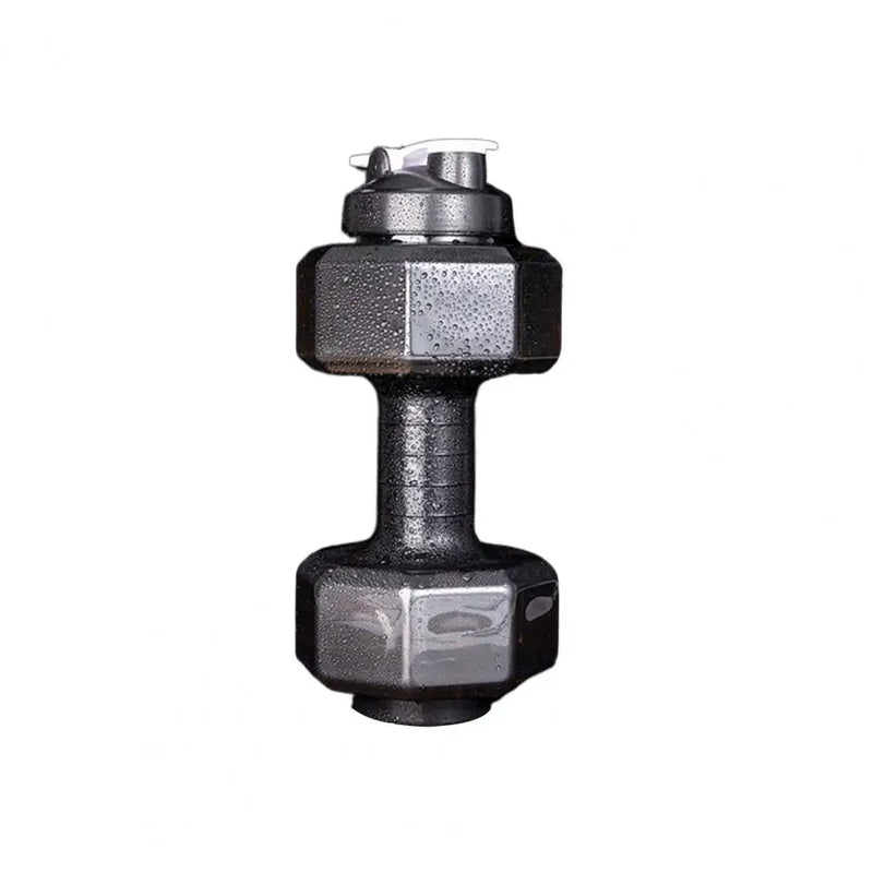 Garrafa Dumbbell Multifuncional – Hidratação e Treino em um Só Produto